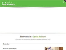 Tablet Screenshot of geniusnetwork.com.mx